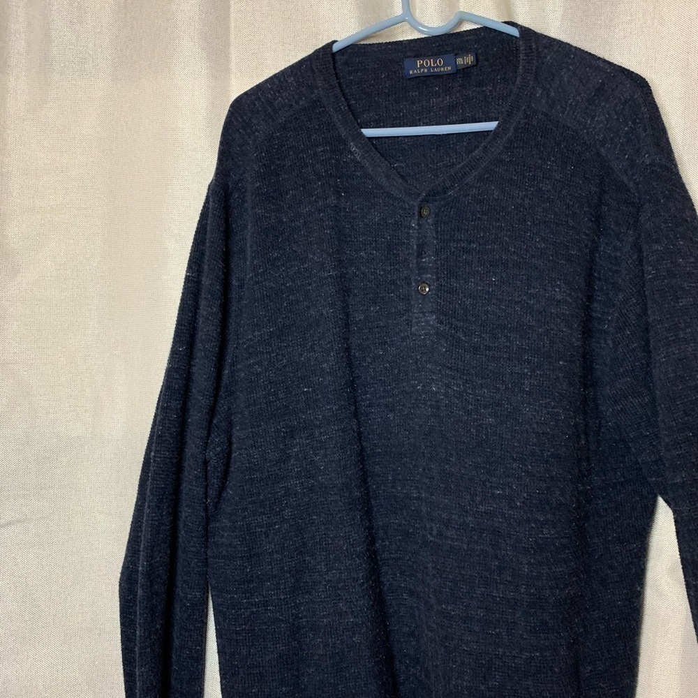 POLO RALPH LAUREN Long Sleeve Shirt blue label Streetwear Clothing XXL…‌‌‌‌‌‍‍‌